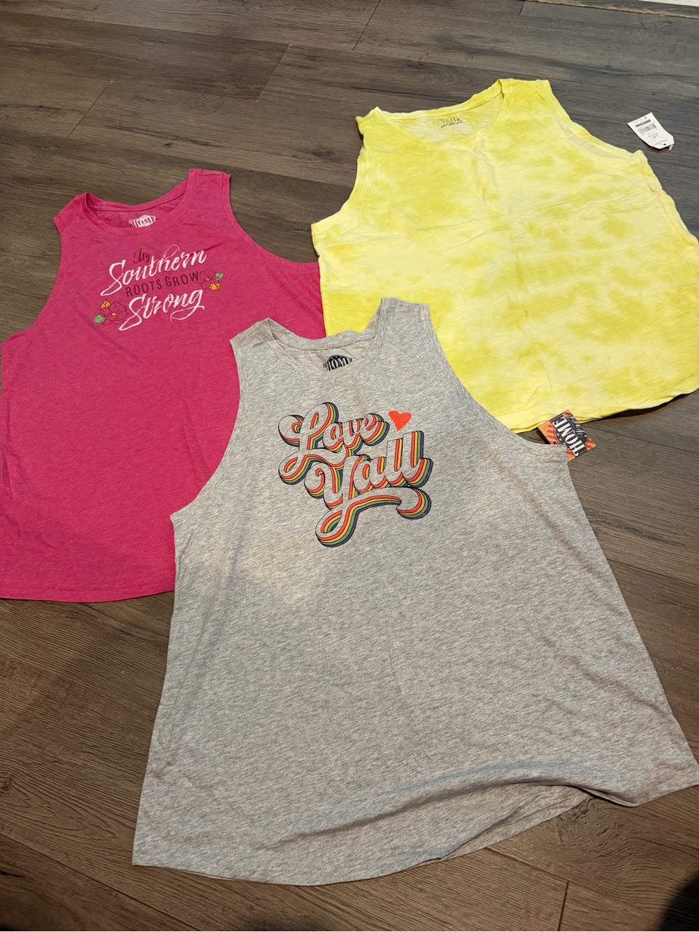 Womens 3PK Tank Top Size L 12/14